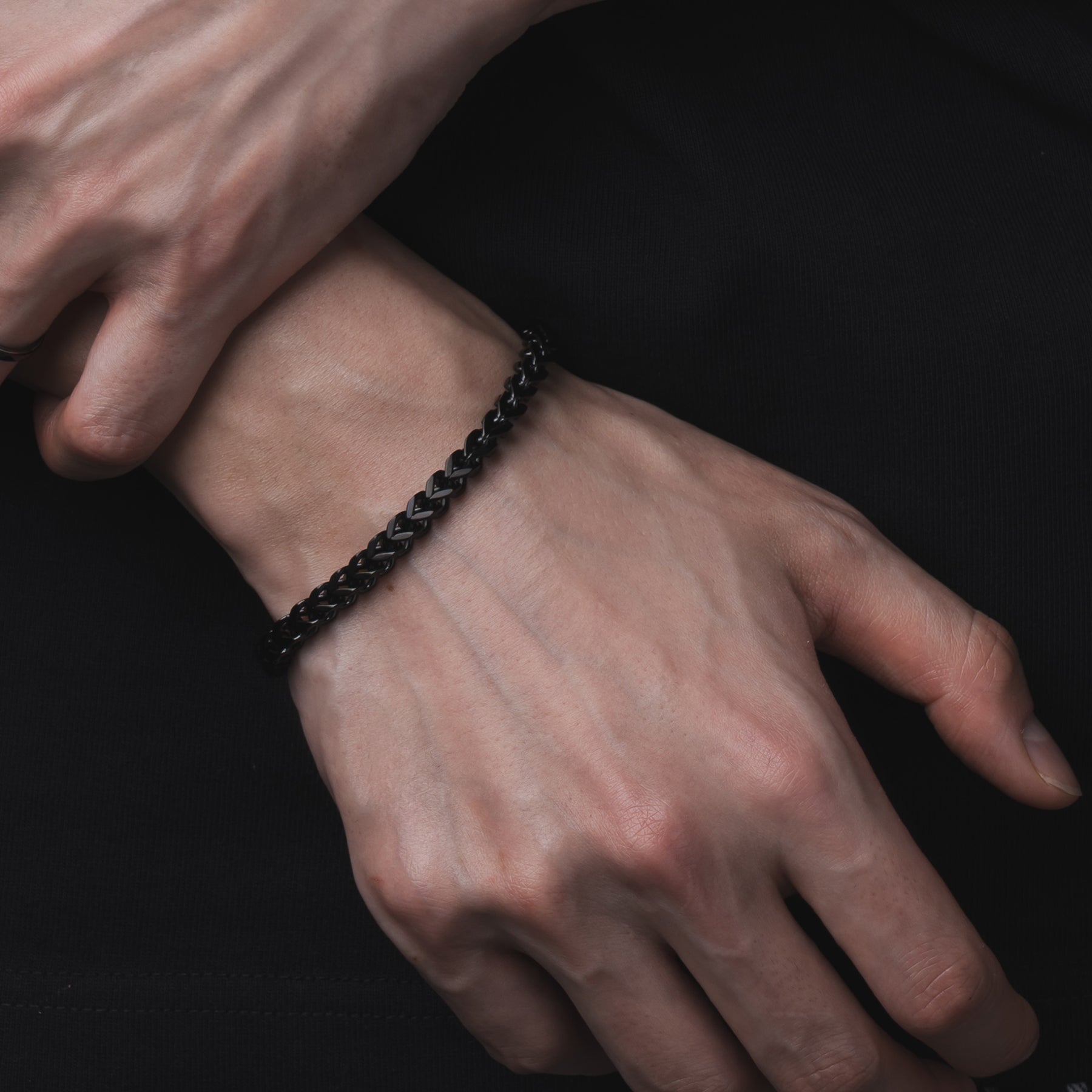 【新品未使用】BLESS ブラックチェーンブレスレット(L) ブラックチェーンブレスレット(L) / BSB-270 – BLESS