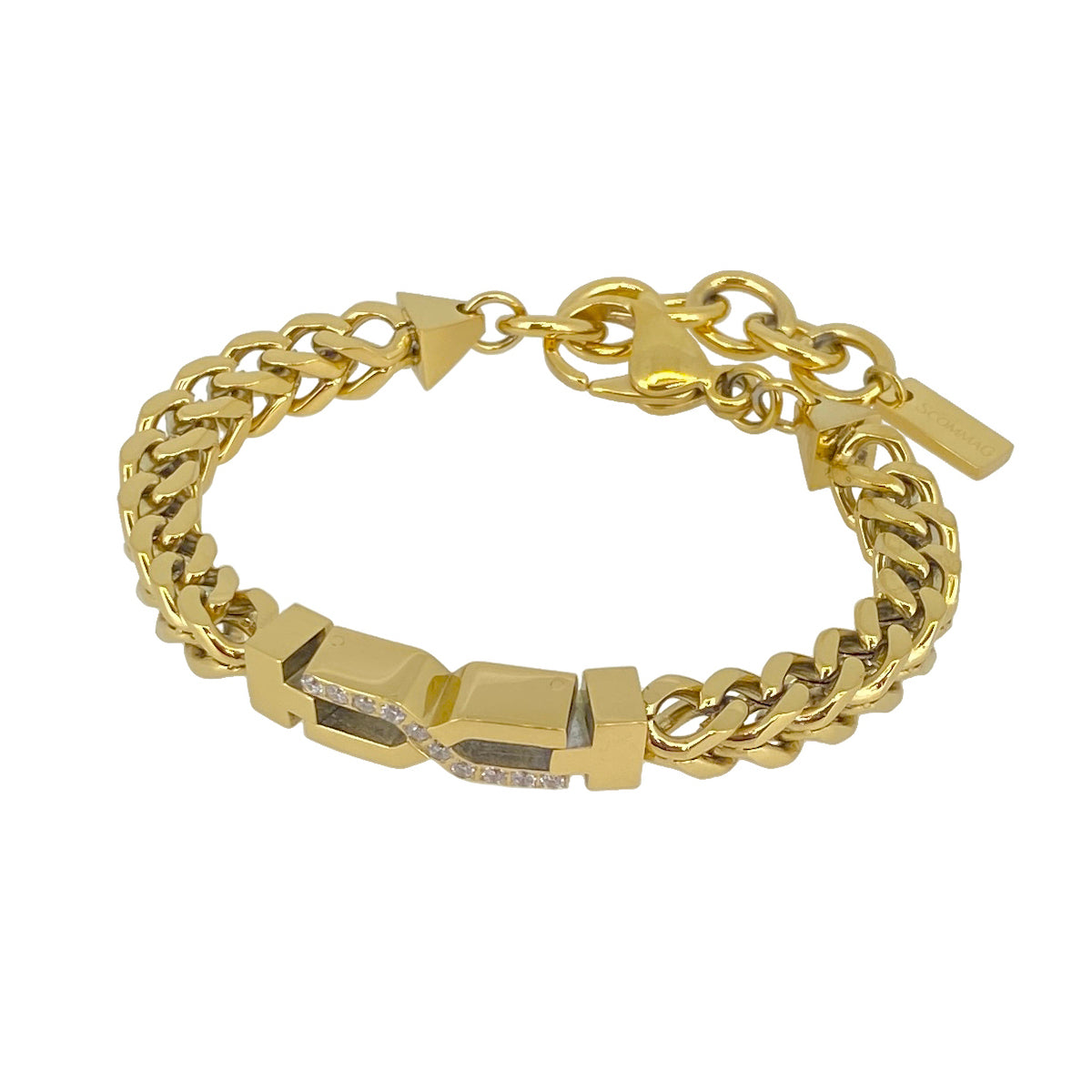 ゴールド クロスモチーフ ブレスレット 4e838c7d179d7b8a608199a923c42d