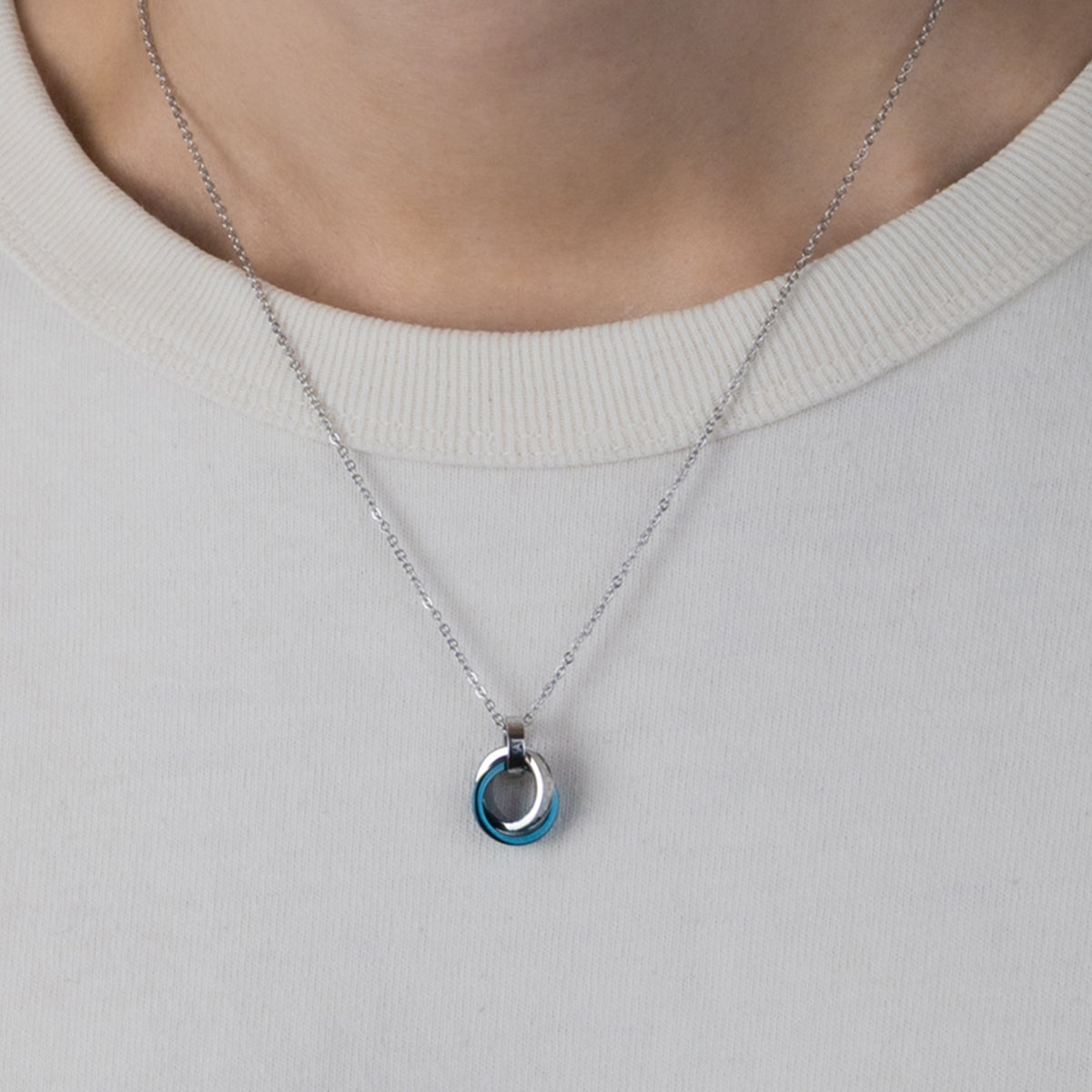 Liife ダブルリングペンダント ネックレス ダブルリングネックレス | AZUR Tokyo（アズールトーキョー）