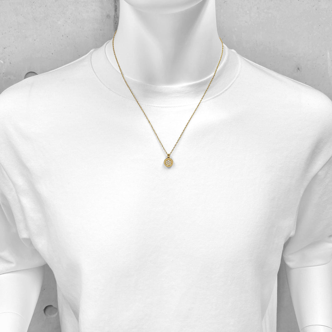 Round Icon Necklace / SGN-440