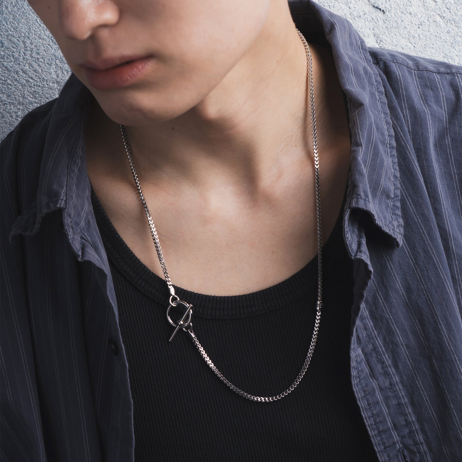 【新品未使用】　 Glenn Martens ネックレス　グレン　トップス クラシックロングチェーンネックレス / SGN-508CL – BLESS