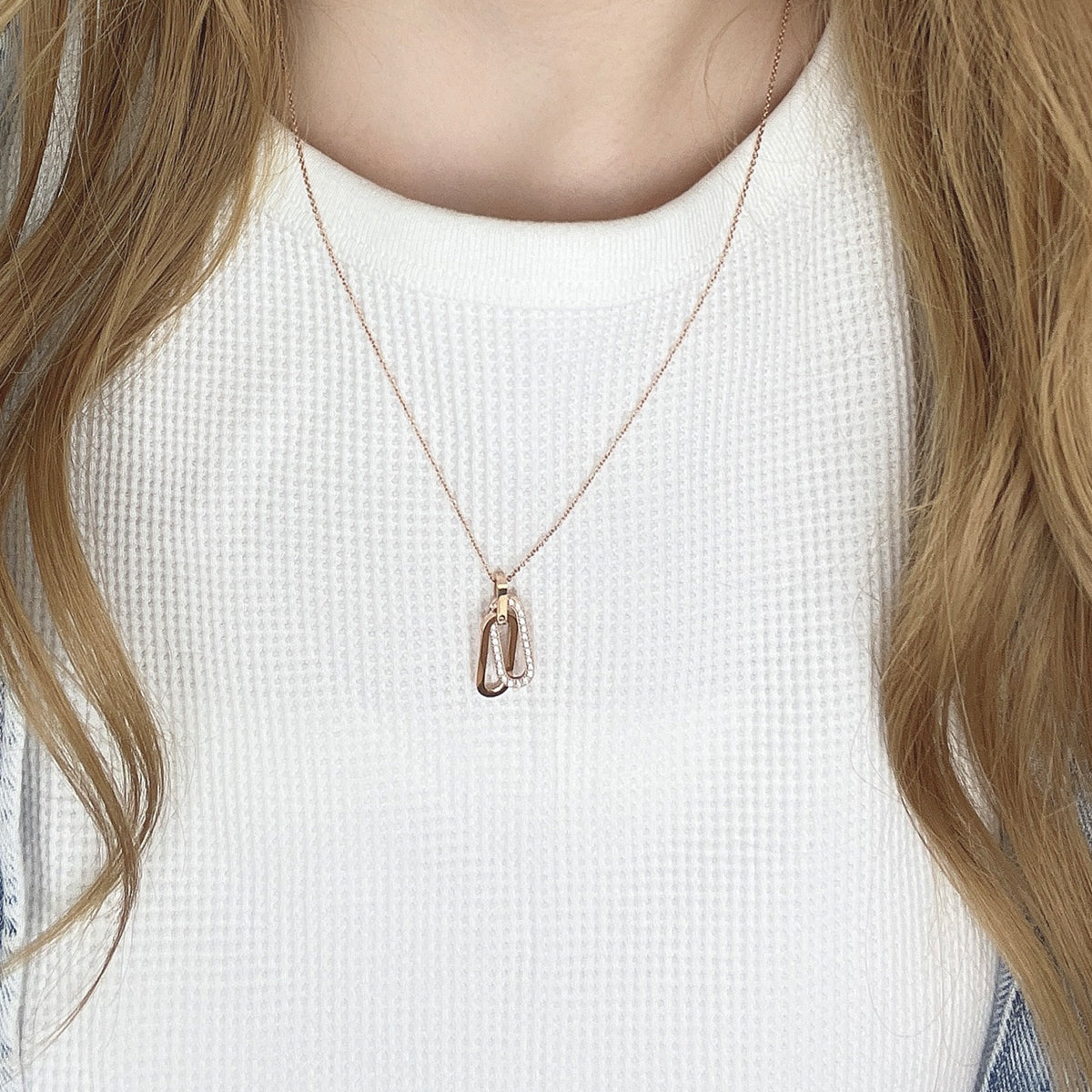 ダブルオーバルネックレス / SGN-515 – BLESS