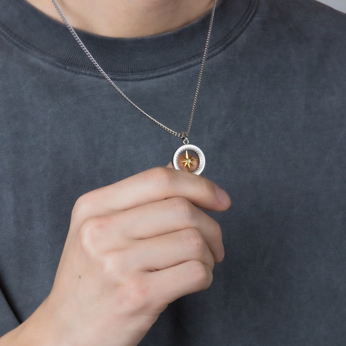 ASTRO タンコン ネックレス ASTROLABE COIN NECKLACE(2SN1631)SV925 ネックレス｜スター