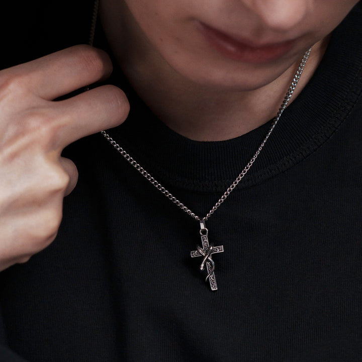 【9/22発売】5WAY クラシック スネーククロスネックレス / SGN-547CL