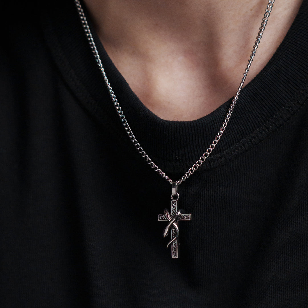 【9/22発売】5WAY クラシック スネーククロスネックレス / SGN-547CL