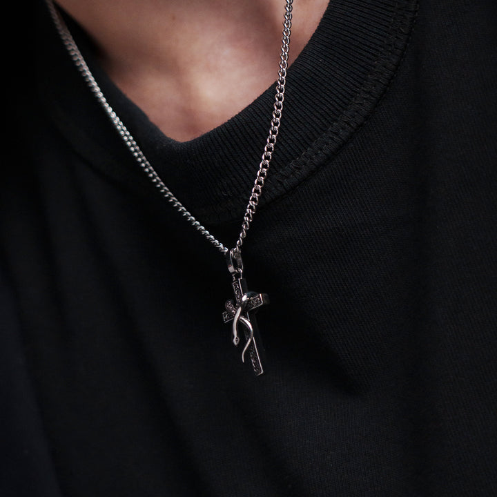 【9/22発売】5WAY クラシック スネーククロスネックレス / SGN-547CL