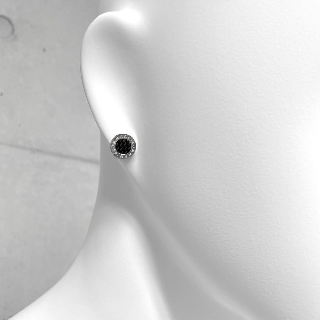 圓形圖示耳環（單隻）/ SGP-005