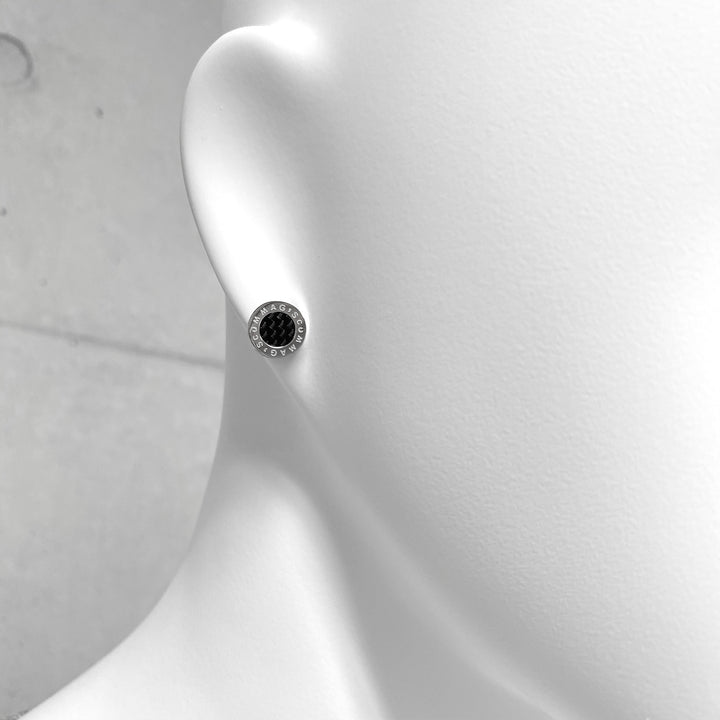 圓形圖示耳環（單隻）/ SGP-005