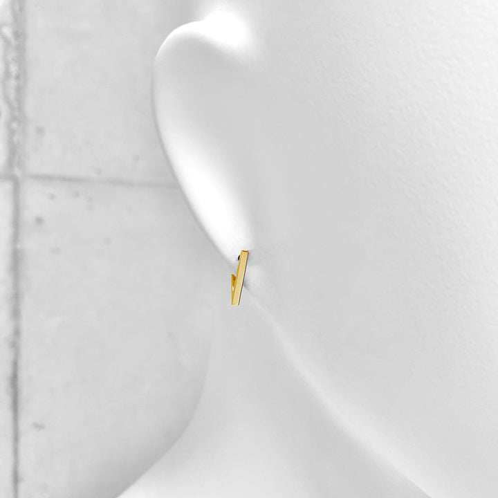 Triangle hoop earrings (single ear) / SGP-173