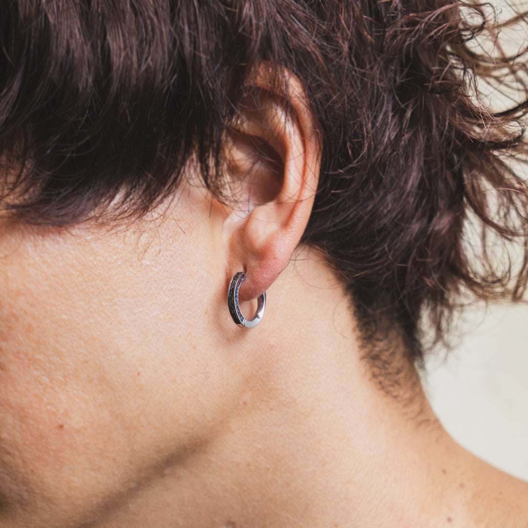 リバーシブルクラシックフープピアス(片耳用) / SGP-215CL