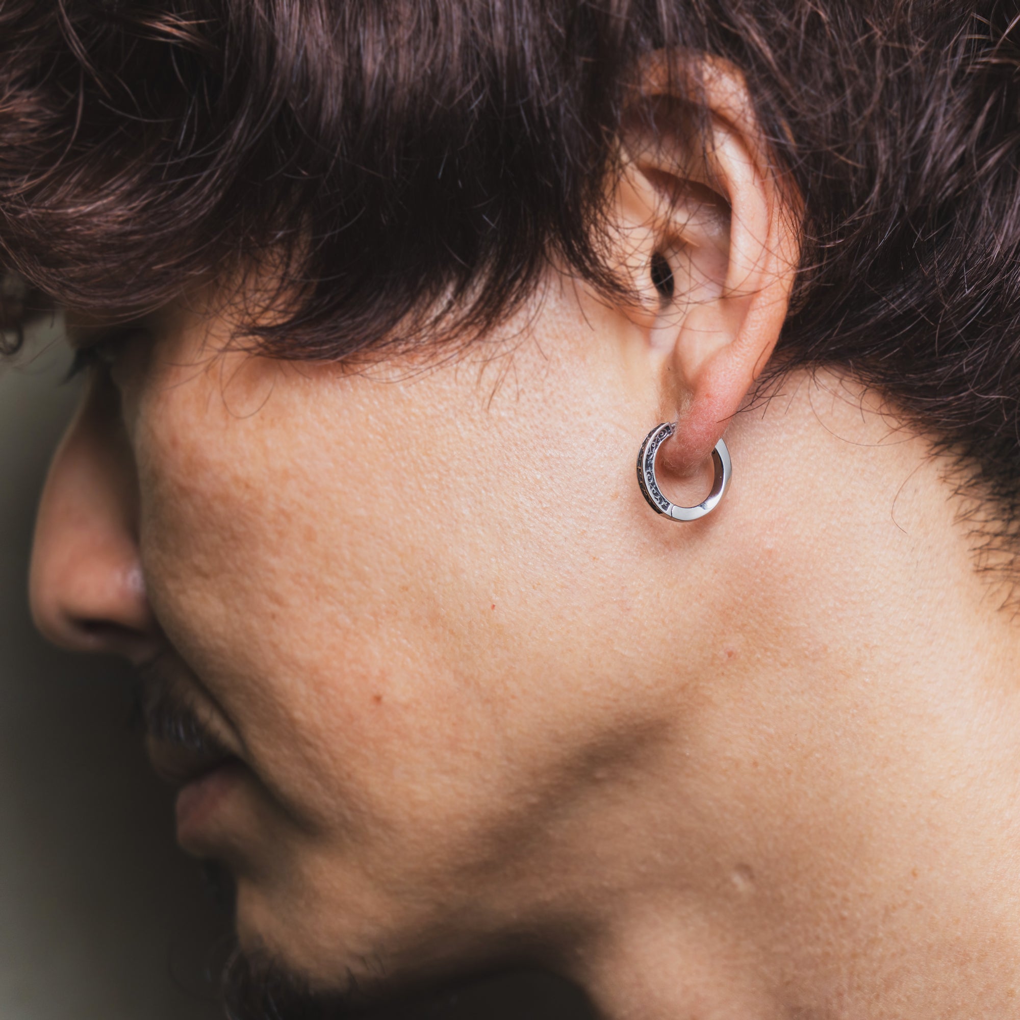 リバーシブルクラシックフープピアス(片耳用) / SGP-215CL – BLESS