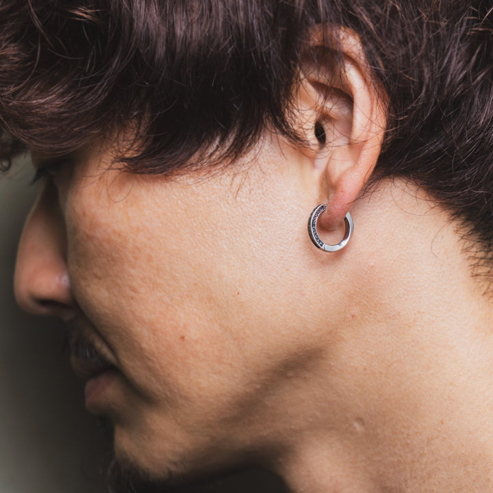 リバーシブルクラシックフープピアス(片耳用) / SGP-215CL