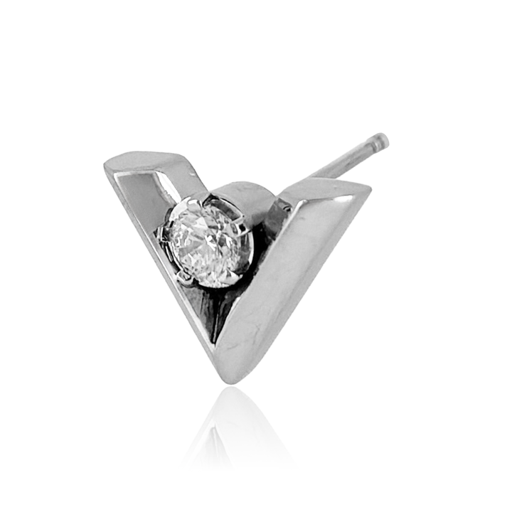 Vラインストーンピアス(片耳用) / SGP-219