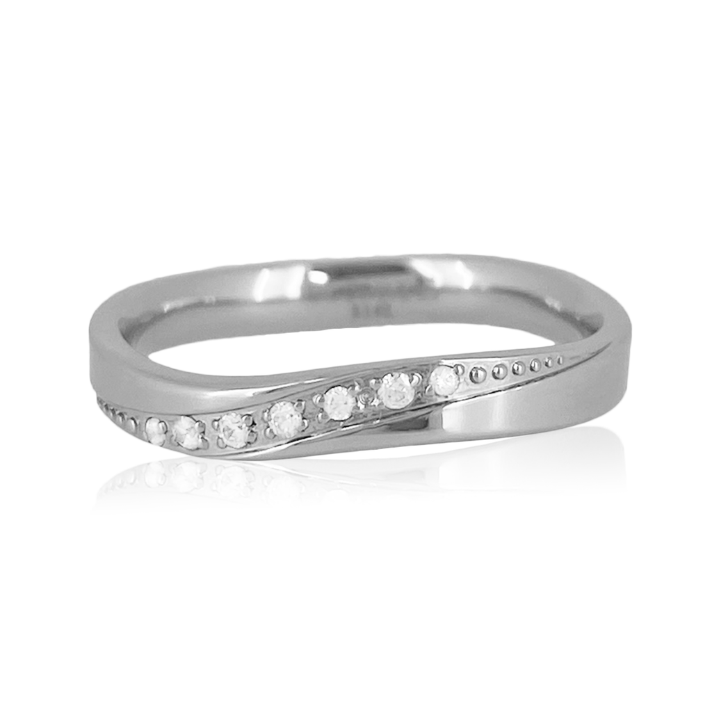 Vintage 835シルバー スリーストーンリング アンティークジュエリー：835 Silver Signet Ring 835シルバー