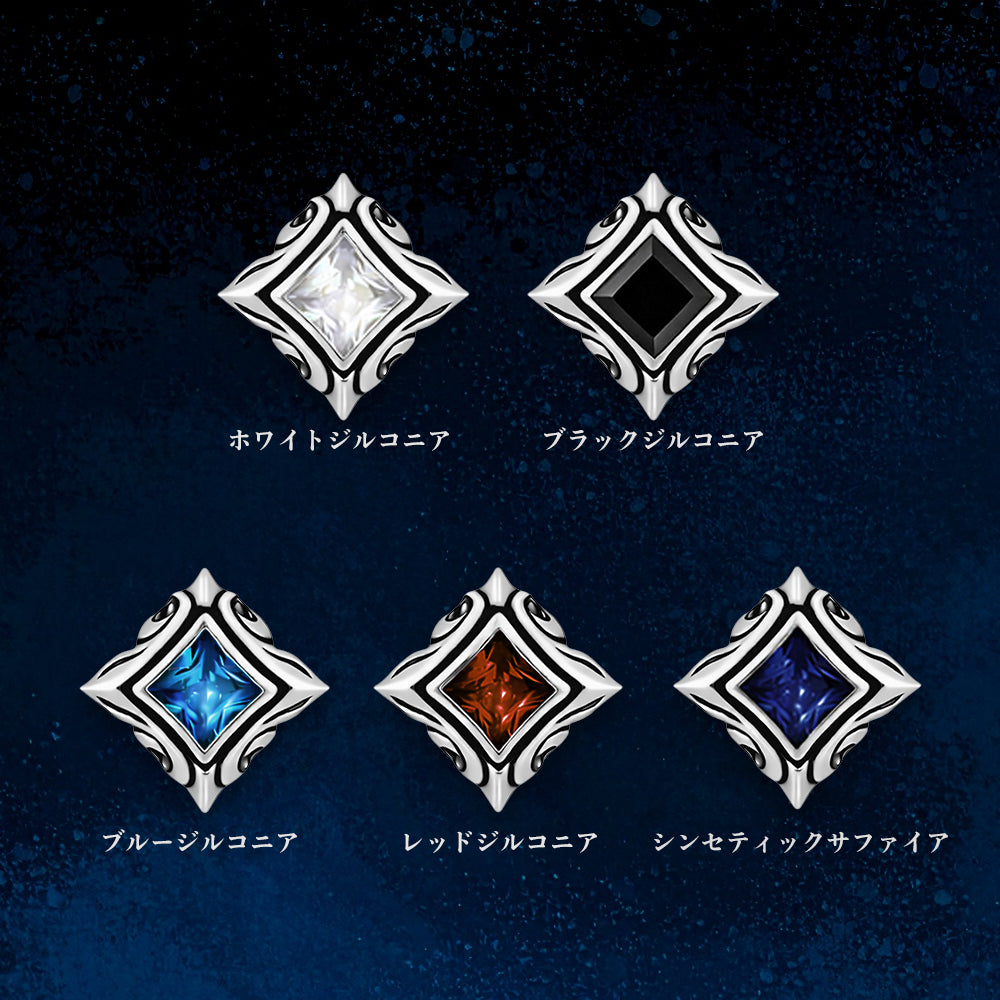 URBAN TRIBAL SQUARE STUD PIERCE (for one ear) / X0202