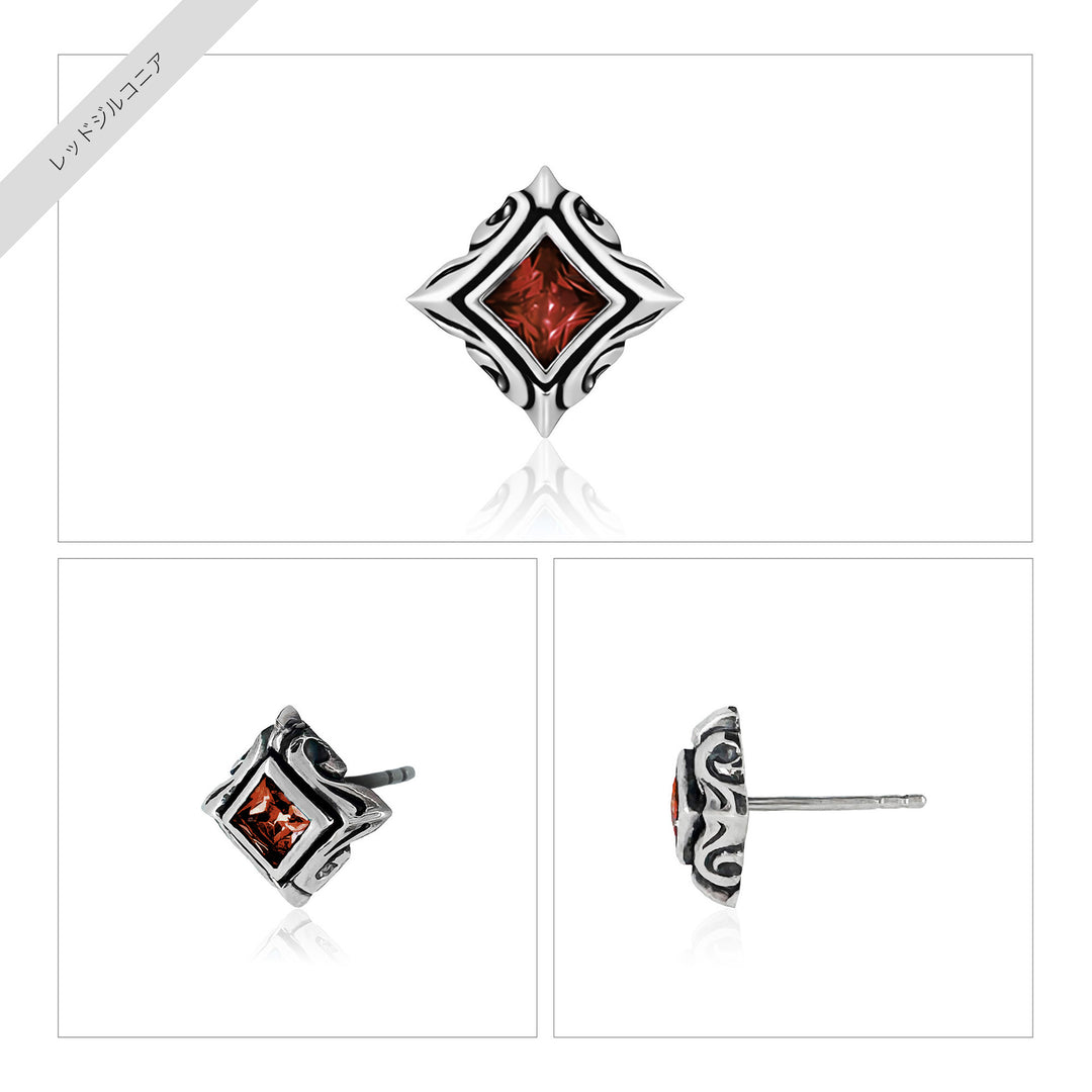 URBAN TRIBAL SQUARE STUD PIERCE (for one ear) / X0202