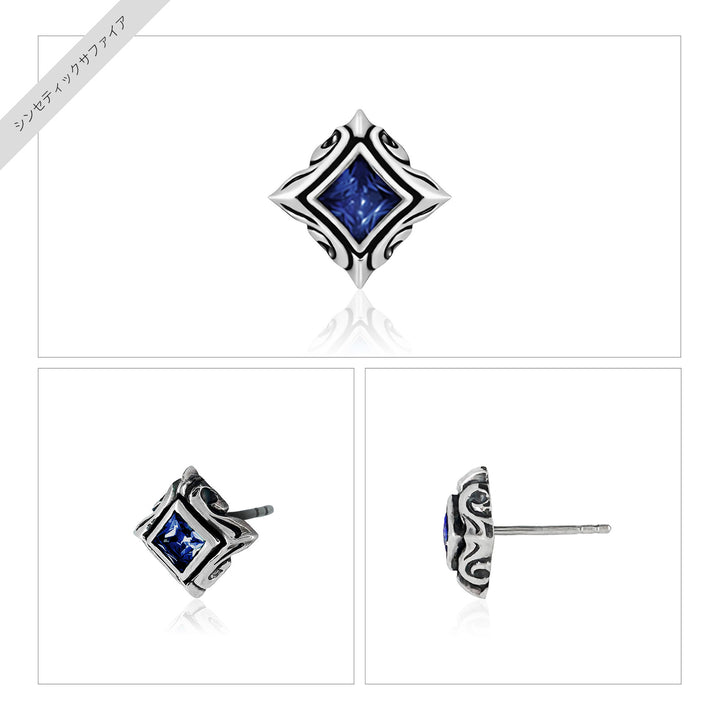 URBAN TRIBAL SQUARE STUD PIERCE (for one ear) / X0202