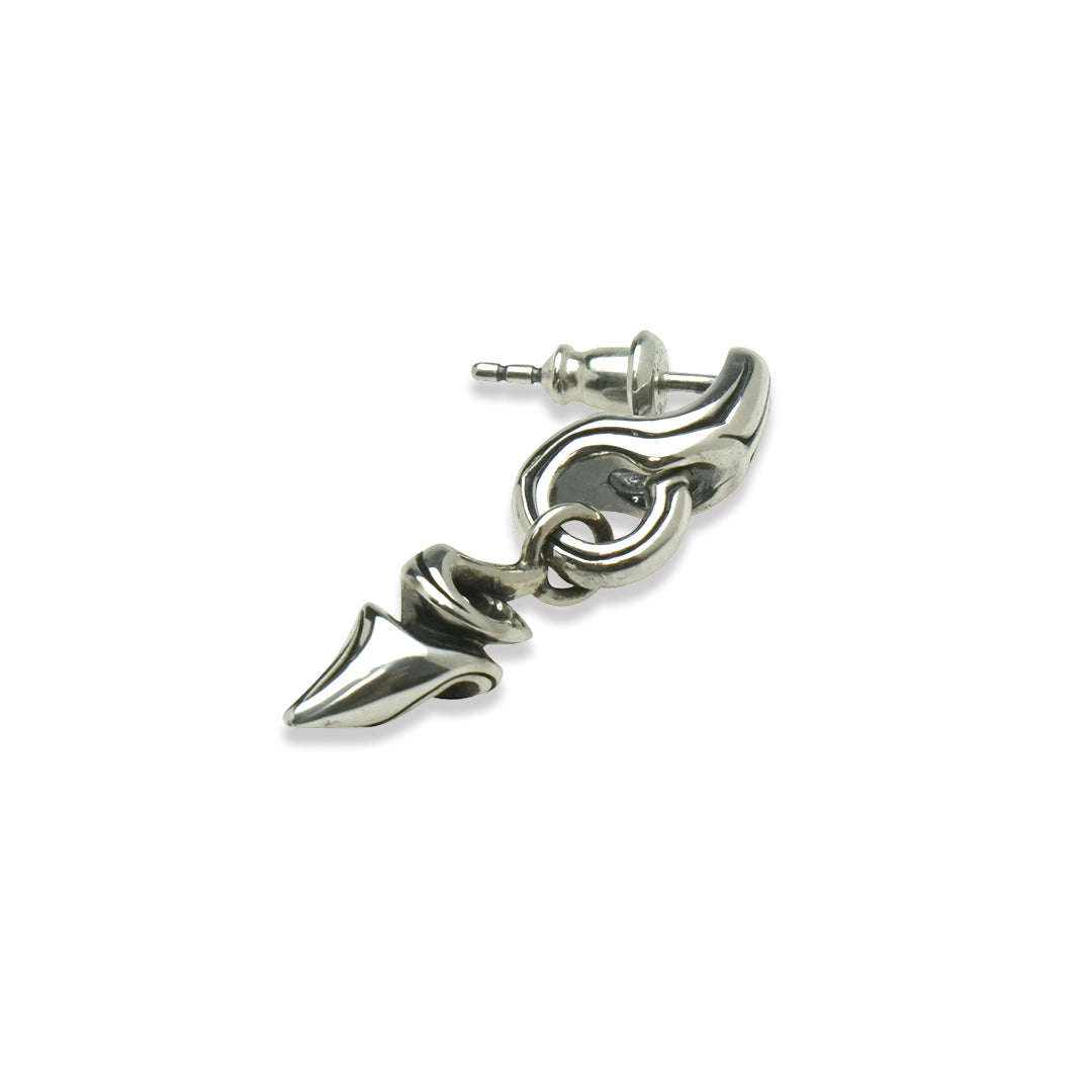 URBAN TRIBAL HEART DROP PIERCE(片耳用) / X0208