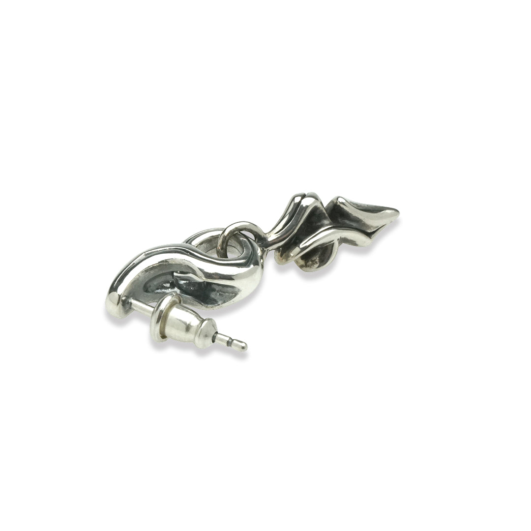 URBAN TRIBAL HEART DROP PIERCE(片耳用) / X0208