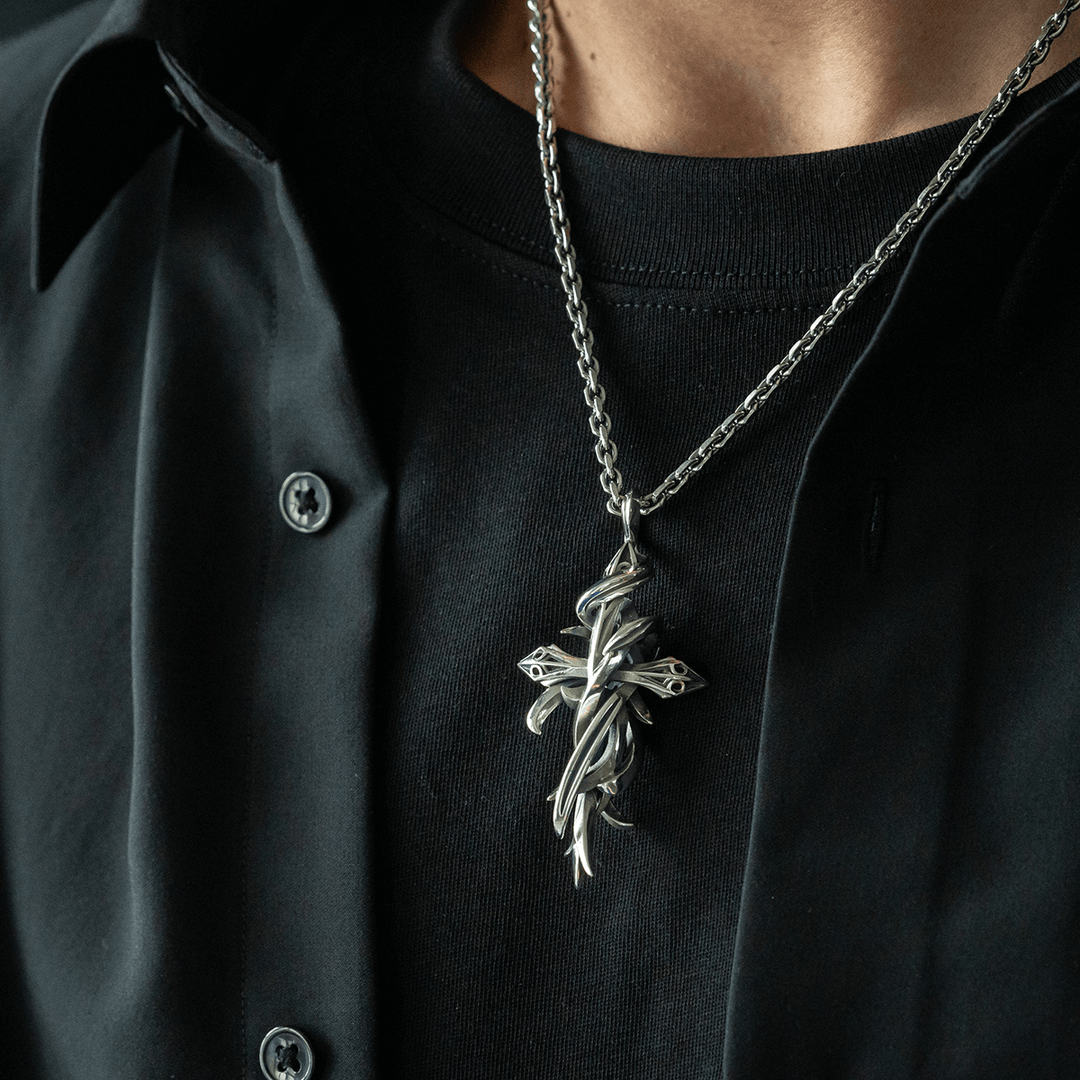 TENTACLES CROSS PENDANT L / X0238