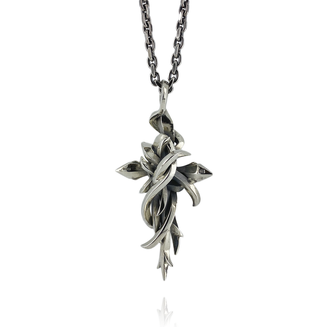 TENTACLES CROSS PENDANT L / X0238