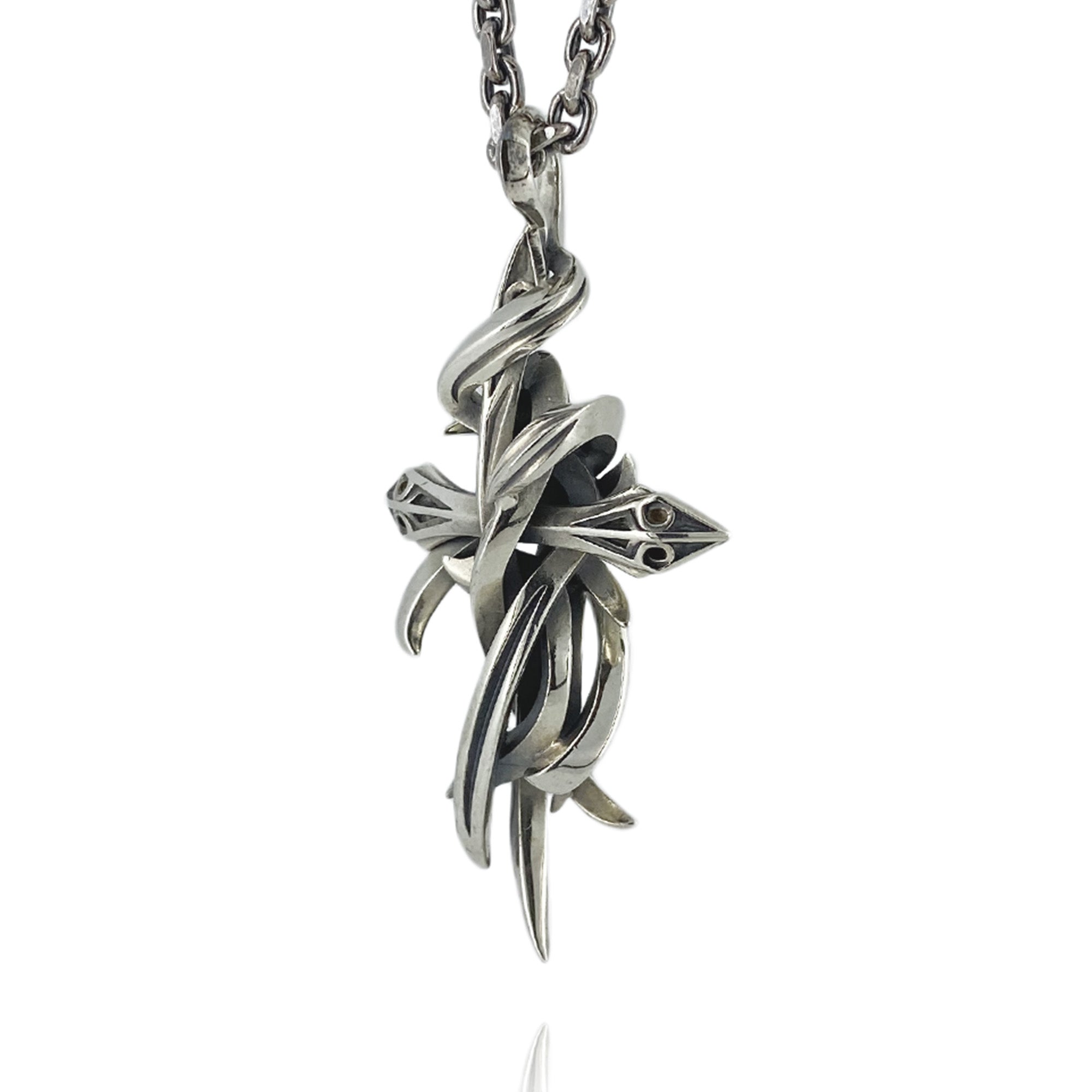 TENTACLES CROSS PENDANT L / X0238 – BLESS