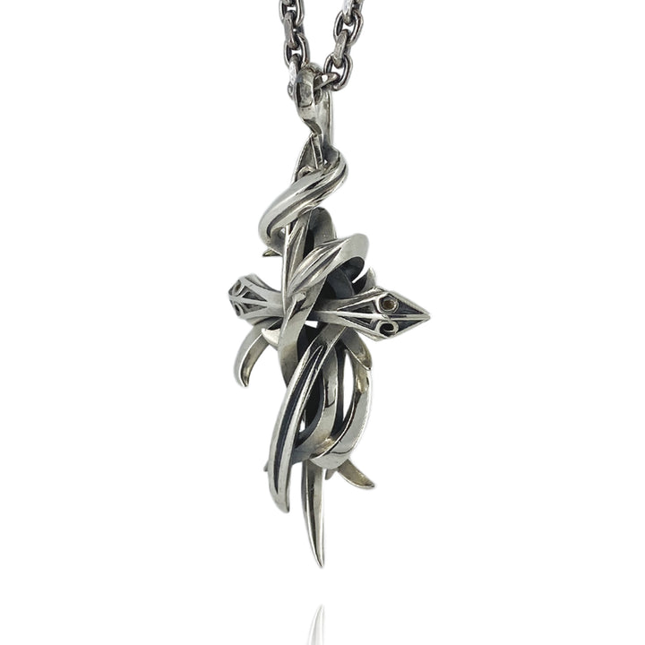 TENTACLES CROSS PENDANT L / X0238