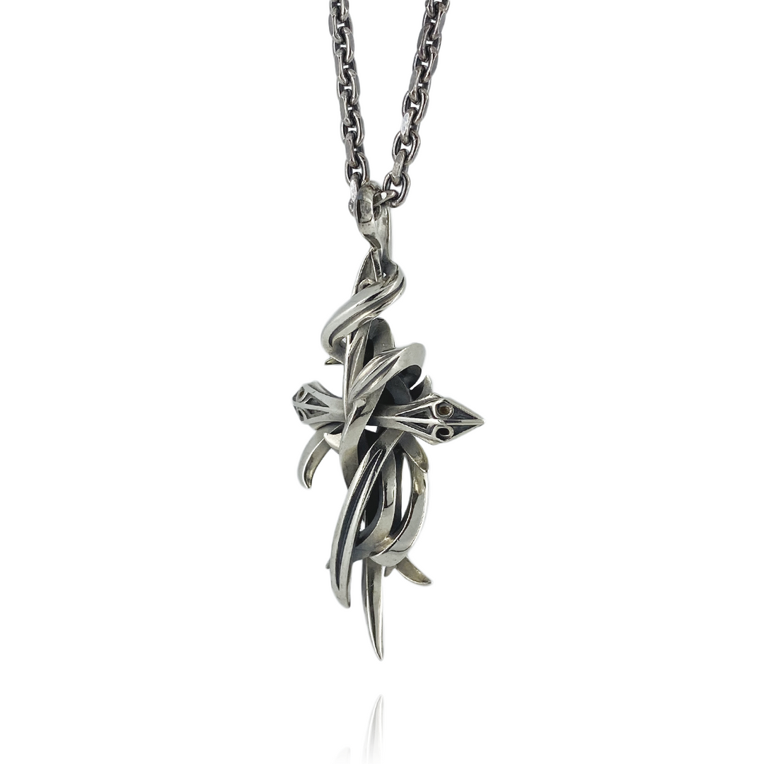 TENTACLES CROSS PENDANT L / X0238
