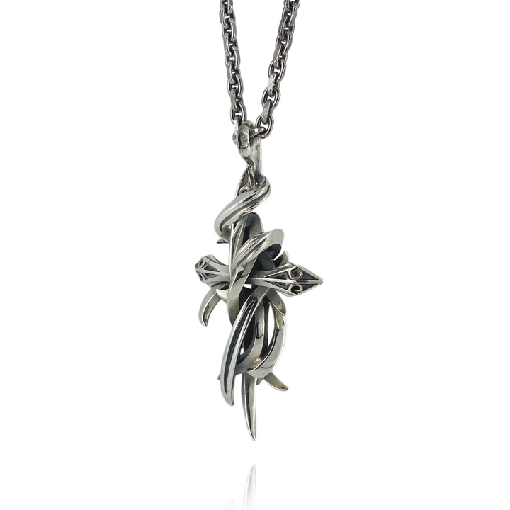 TENTACLES CROSS PENDANT L / X0238