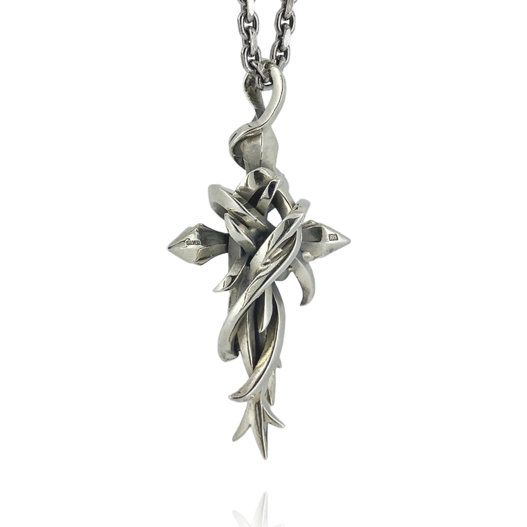 BLESS SILVER シルバー クロスペンダント TENTACLES CROSS PENDANT L / X0238 – BLESS