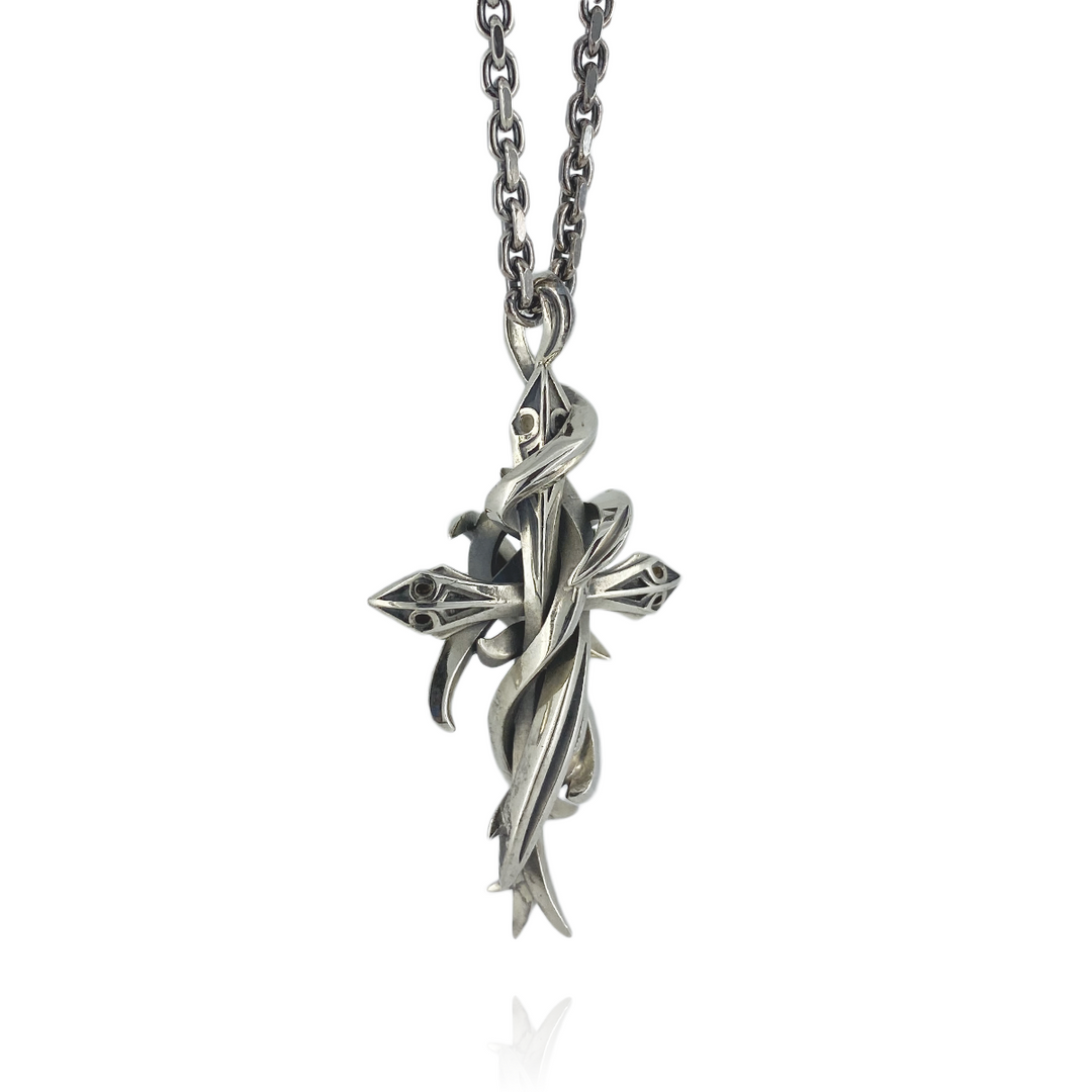 TENTACLES CROSS PENDANT L / X0238