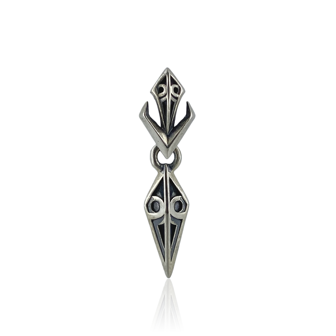 TENTACLES SHARP DESIGN DROP PIERCE(片耳用)