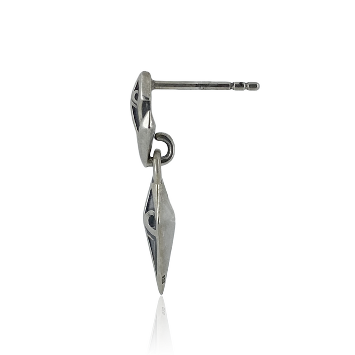 TENTACLES SHARP DESIGN DROP PIERCE(片耳用)