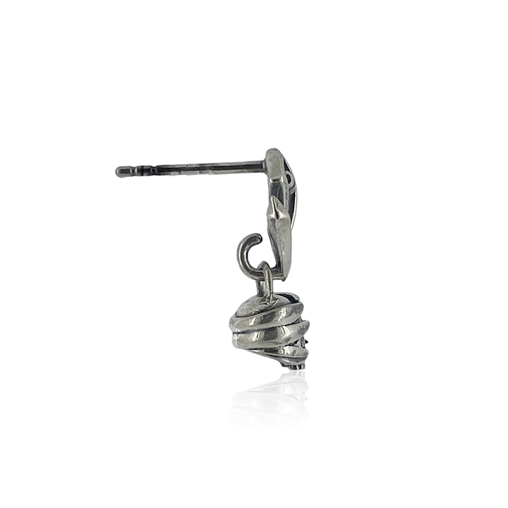 TENTACLES SKULL DROP PIERCE(片耳用)