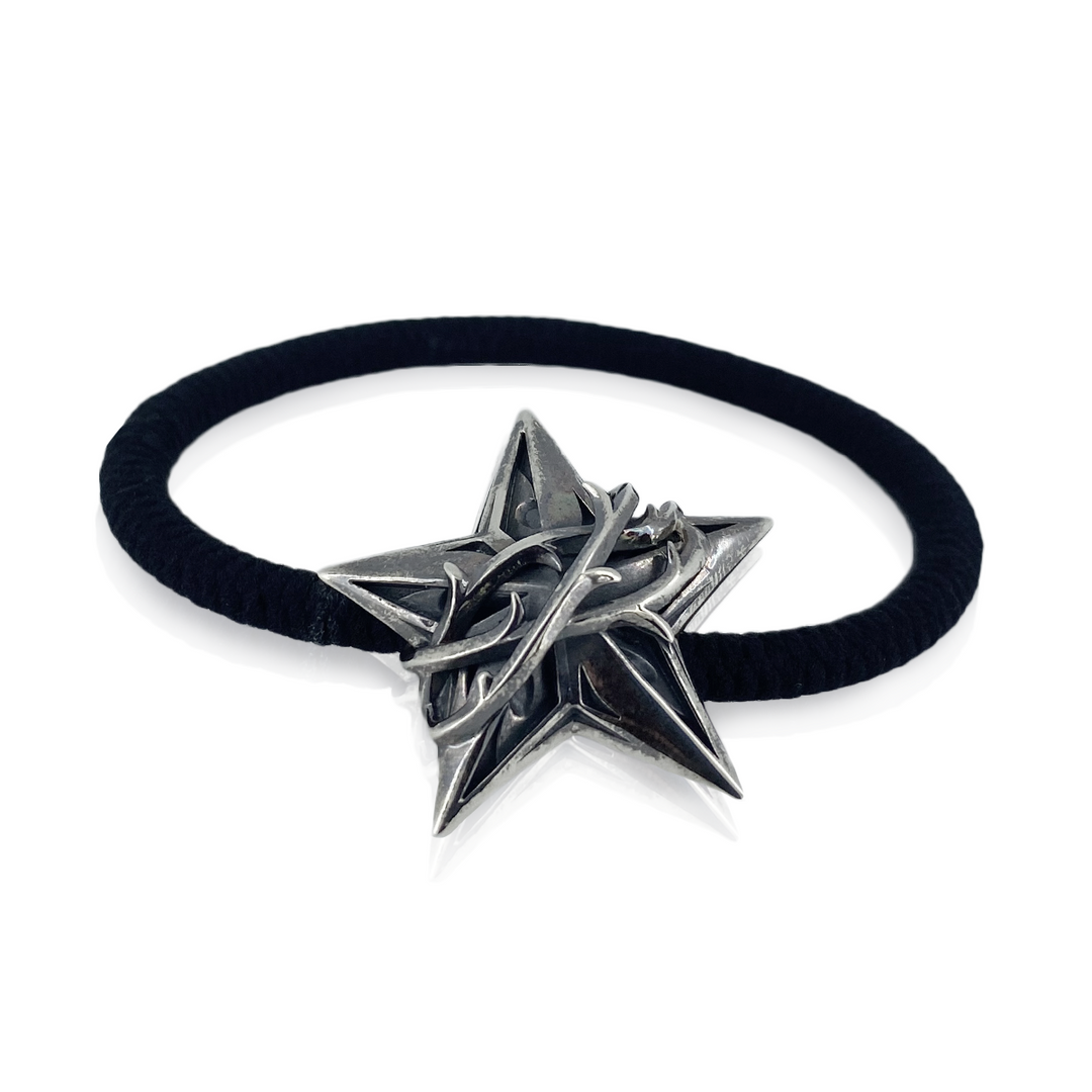 THORN STAR HAIR RUBBER BRACELET / X0325