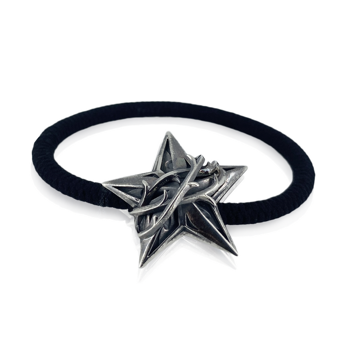 THORN STAR HAIR RUBBER BRACELET / X0325