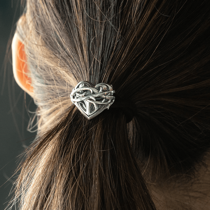 THORN HEART HAIR RUBBER BRACELET / X0326