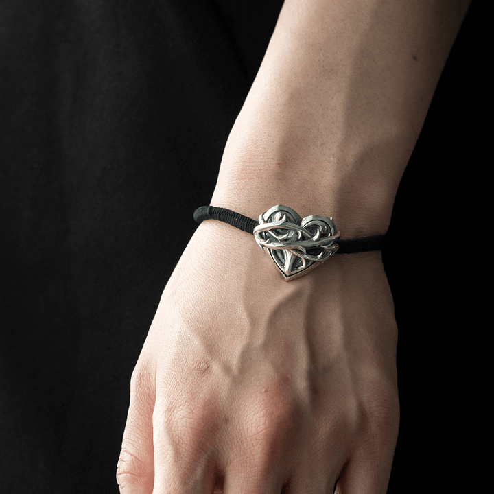 THORN HEART HAIR RUBBER BRACELET / X0326