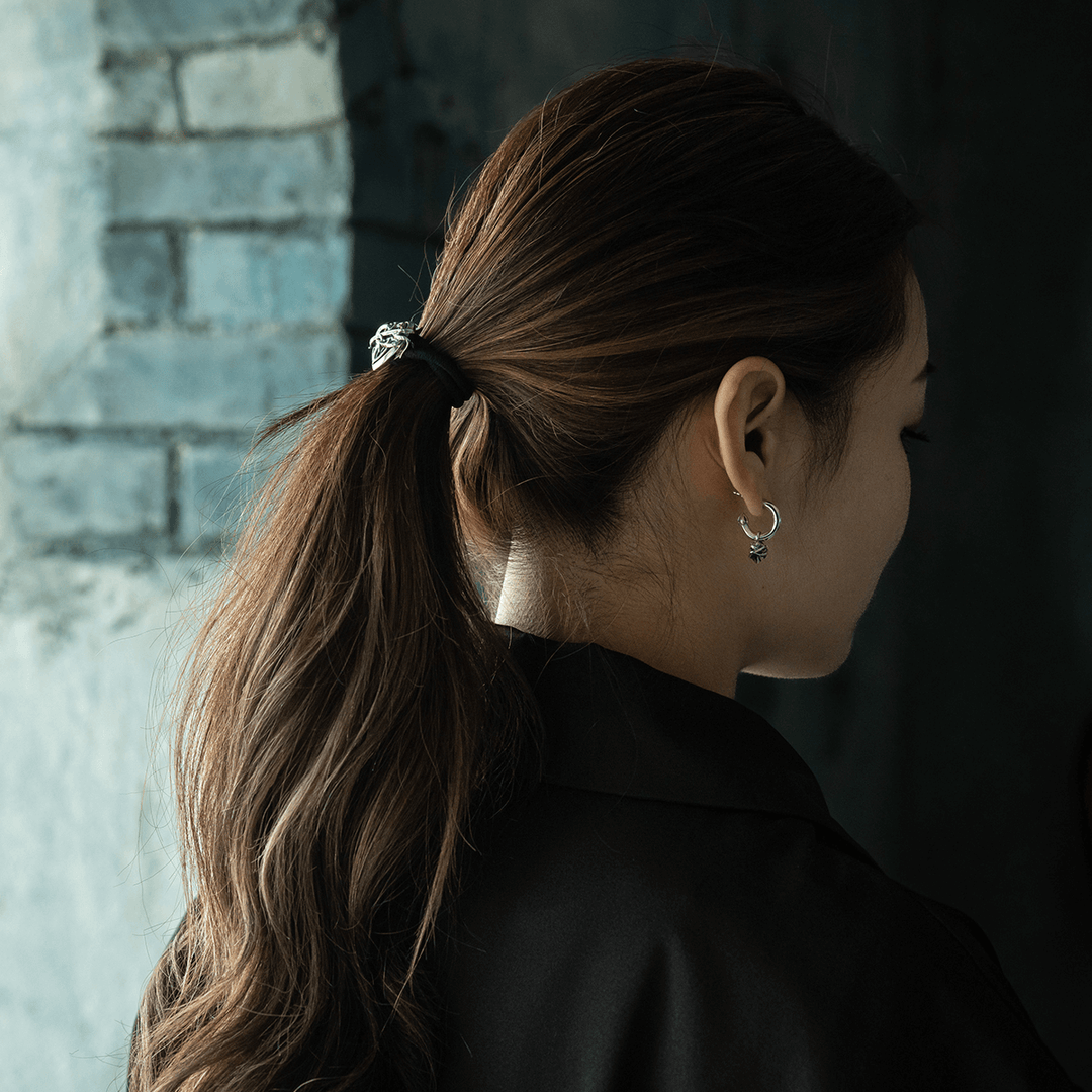 THORN HEART HAIR RUBBER BRACELET / X0326