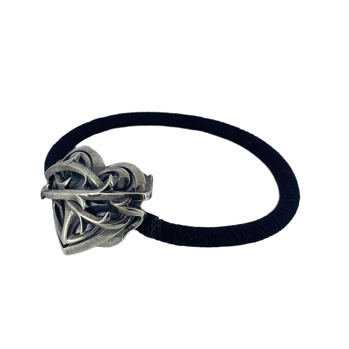 THORN HEART HAIR RUBBER BRACELET / X0326