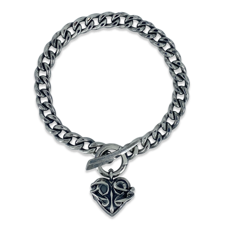 THORN HEART CHAIN BRACELET / XB-007