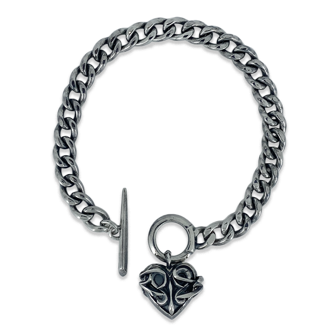 THORN HEART CHAIN BRACELET / XB-007