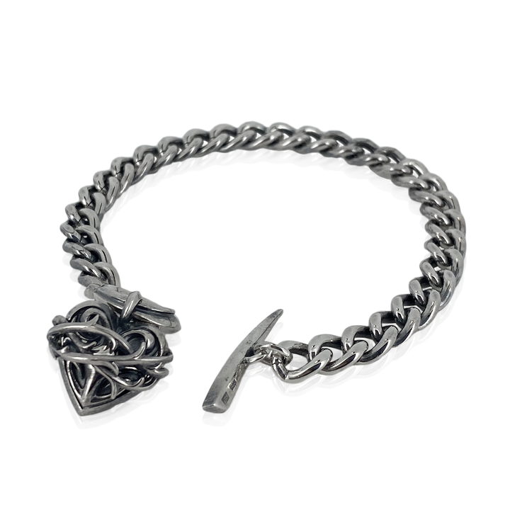 THORN HEART CHAIN BRACELET / XB-007