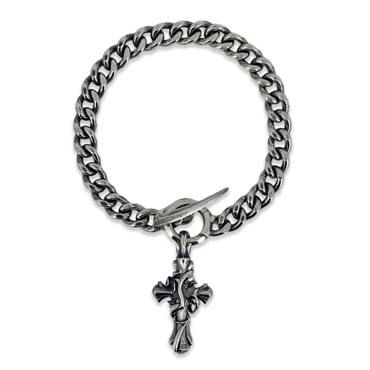 THORN CROSS CHAIN BRACELET / XB-014
