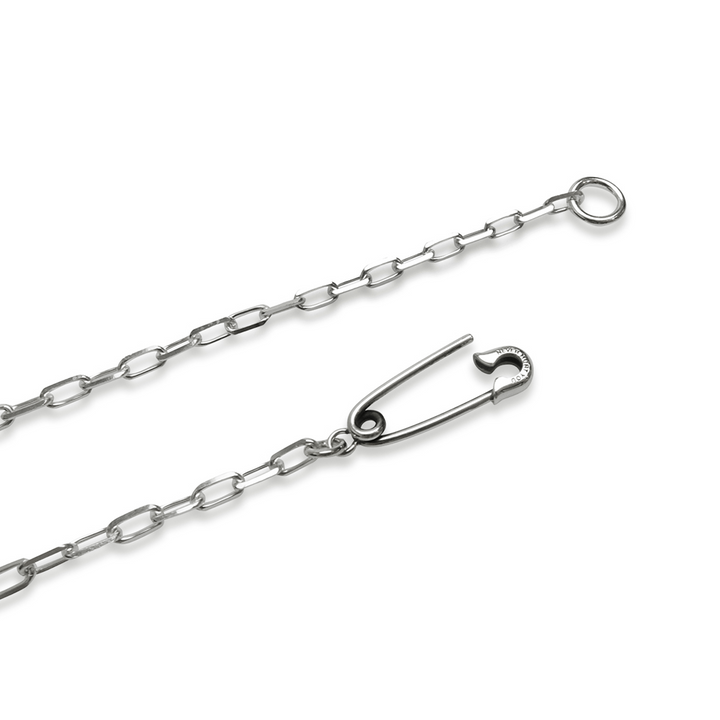 OFF THE WALL NEVER HURT YOU SAFETY PIN MINI BRACELET / XB-046