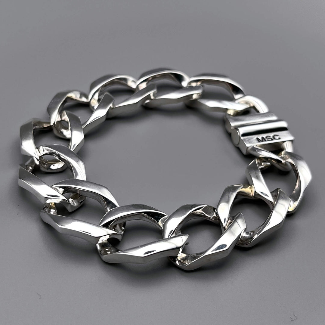 MSC CURB CHAIN ​​MAGNET BRACELET / XB-050