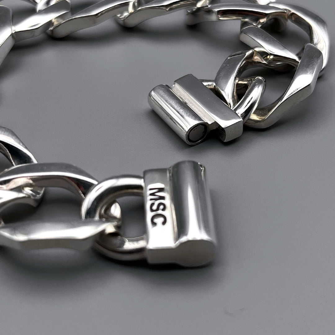 MSC CURB CHAIN ​​MAGNET BRACELET / XB-050