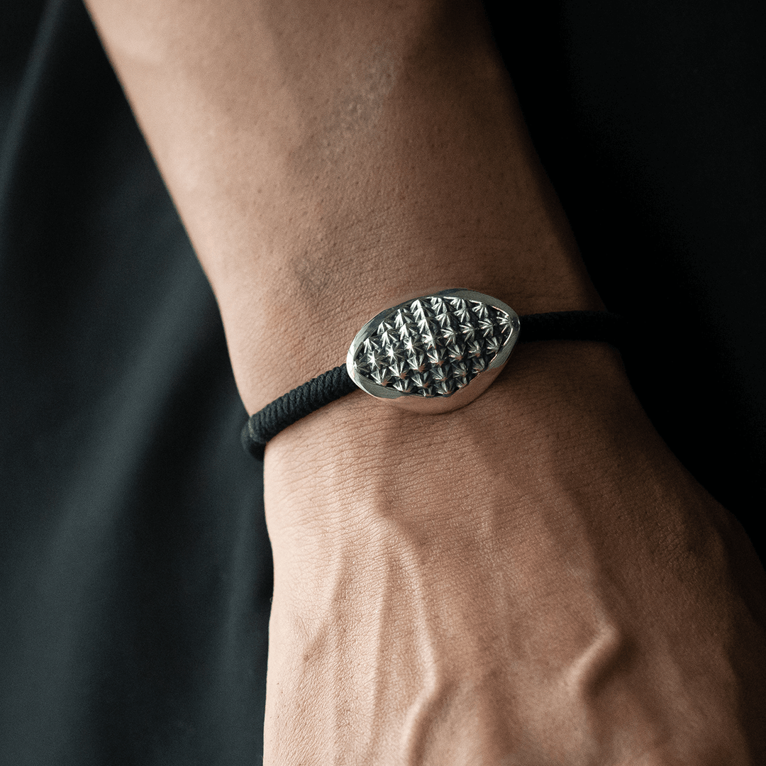 TRIPLE X STUDS HAIR RUBBER BRACELET / XB-051