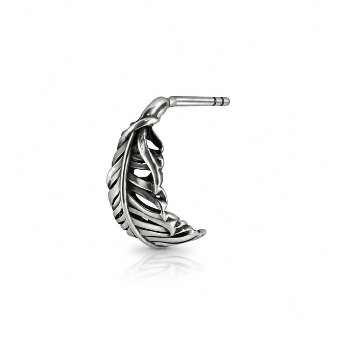 INTELLECTUAL FEATHER STUD PIERCE(片耳用) / XE-001