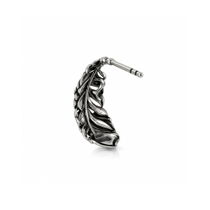 INTELLECTUAL FEATHER STUD PIERCE(片耳用) / XE-001